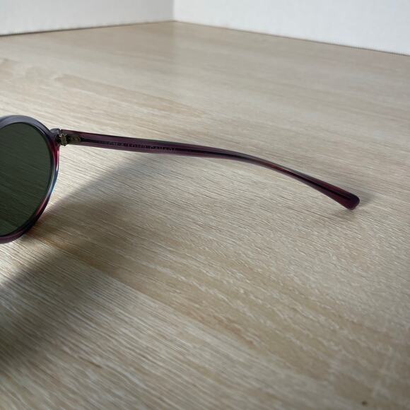 Vintage Bausch & Lomb Oberlin Sunglasses RARE! Oval Purple Blue Canada READ